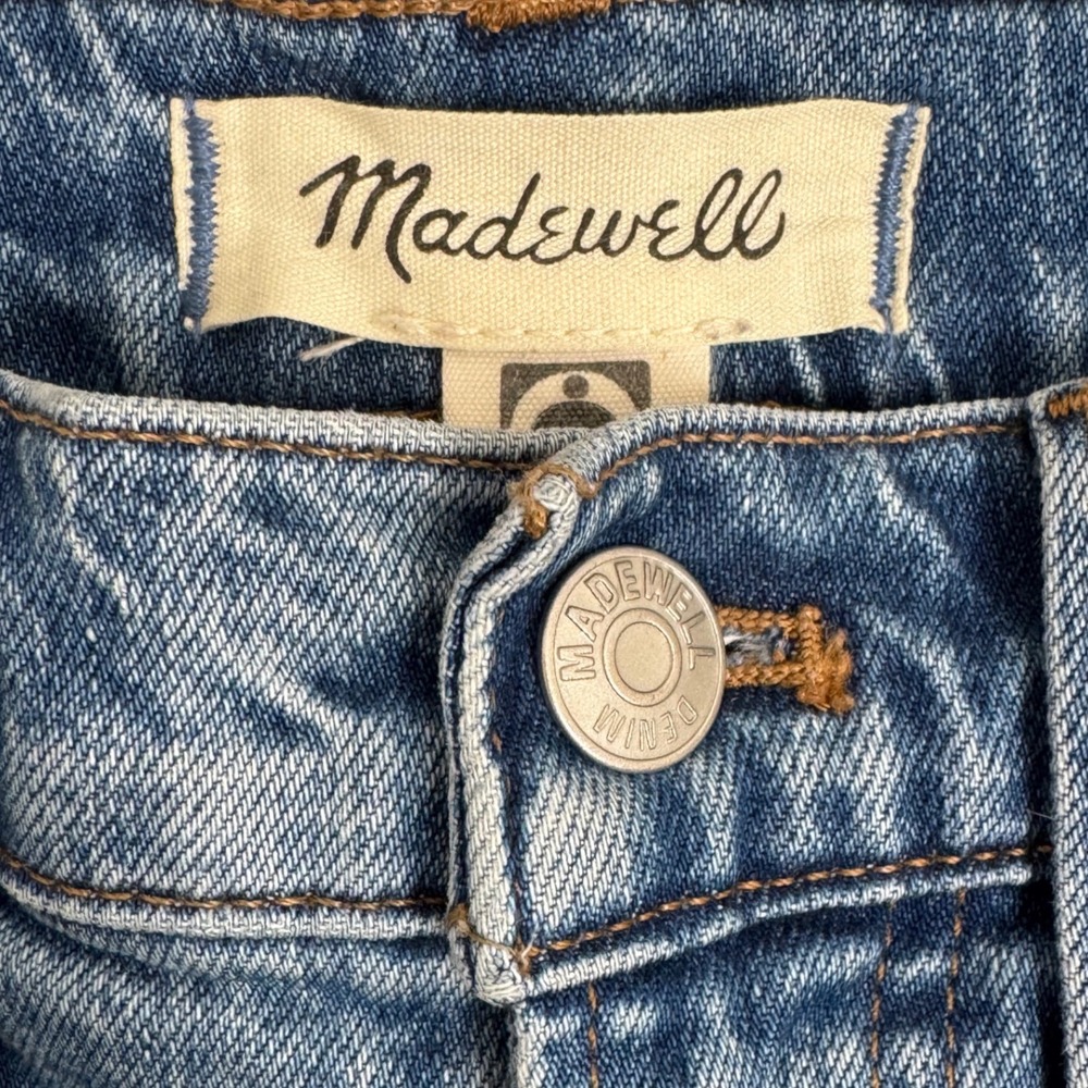 Madewell The Perfect Vintage Flare Jean High Rise Denim Blue Jeans Size 24 - Picture 2 of 5
